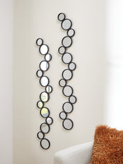 Luxury Living Gallery - Ashley Furniture - Vinler Mirror - Accent Mirror Set (Set of 2) / Black - A8010353