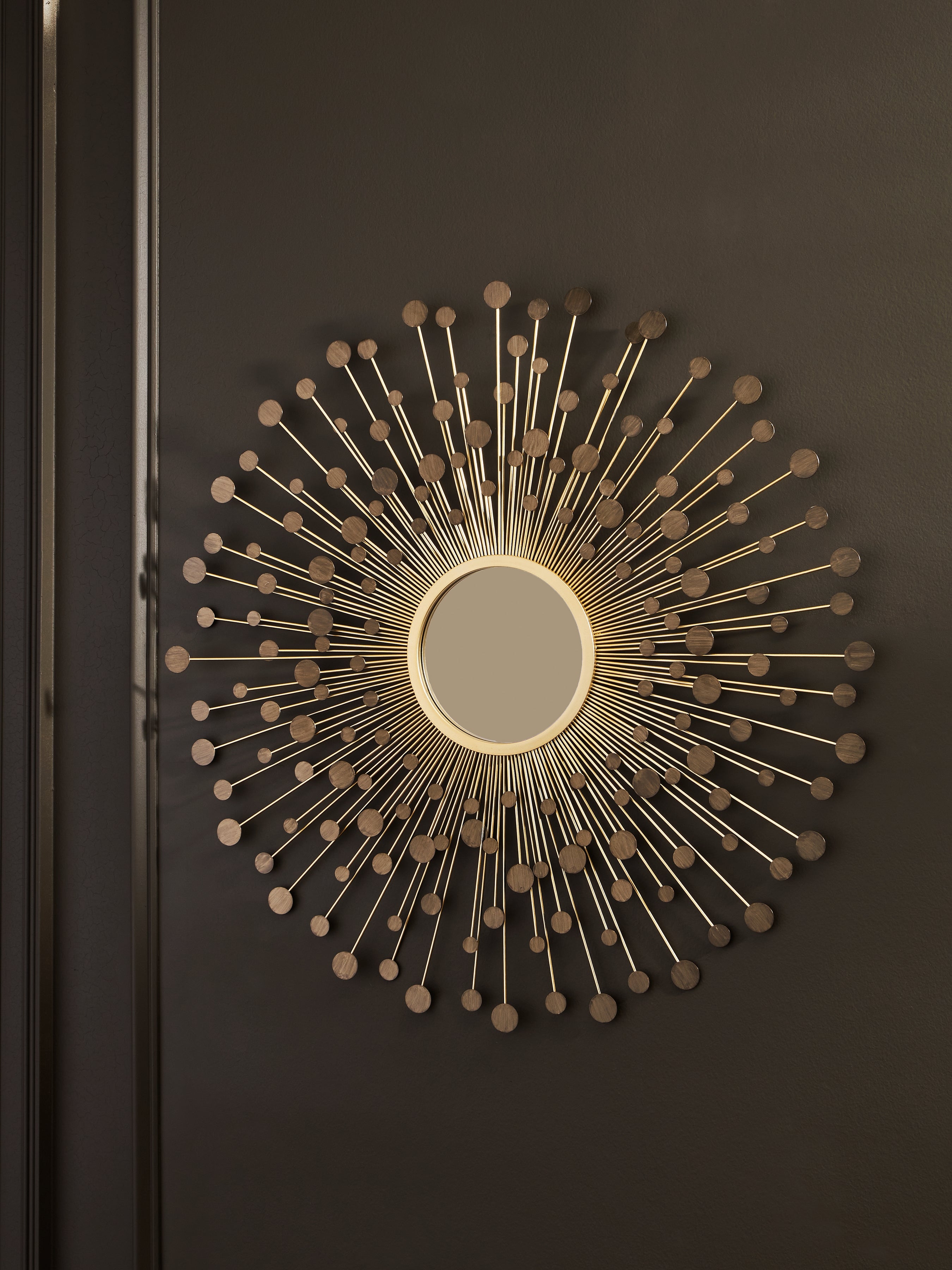 Luxury Living Gallery - Ashley Furniture - Morwenna Mirror - Accent Mirror / Bronze/Gold Finish - A8010392