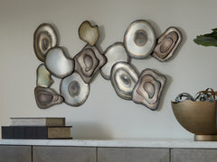 Luxury Living Gallery - Ashley Furniture - Worthman Wall Decor - Wall Decor / Multi - A8010397