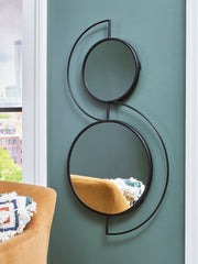 Luxury Living Gallery - Ashley Furniture - Shayham Mirror - Accent Mirror / Black - A8010402