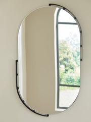 Luxury Living Gallery - Ashley Furniture - Valkings Mirror - Accent Mirror / Black - A8010403