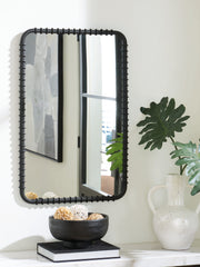 Luxury Living Gallery - Ashley Furniture - Judlow Mirror - Accent Mirror / Black - A8010419
