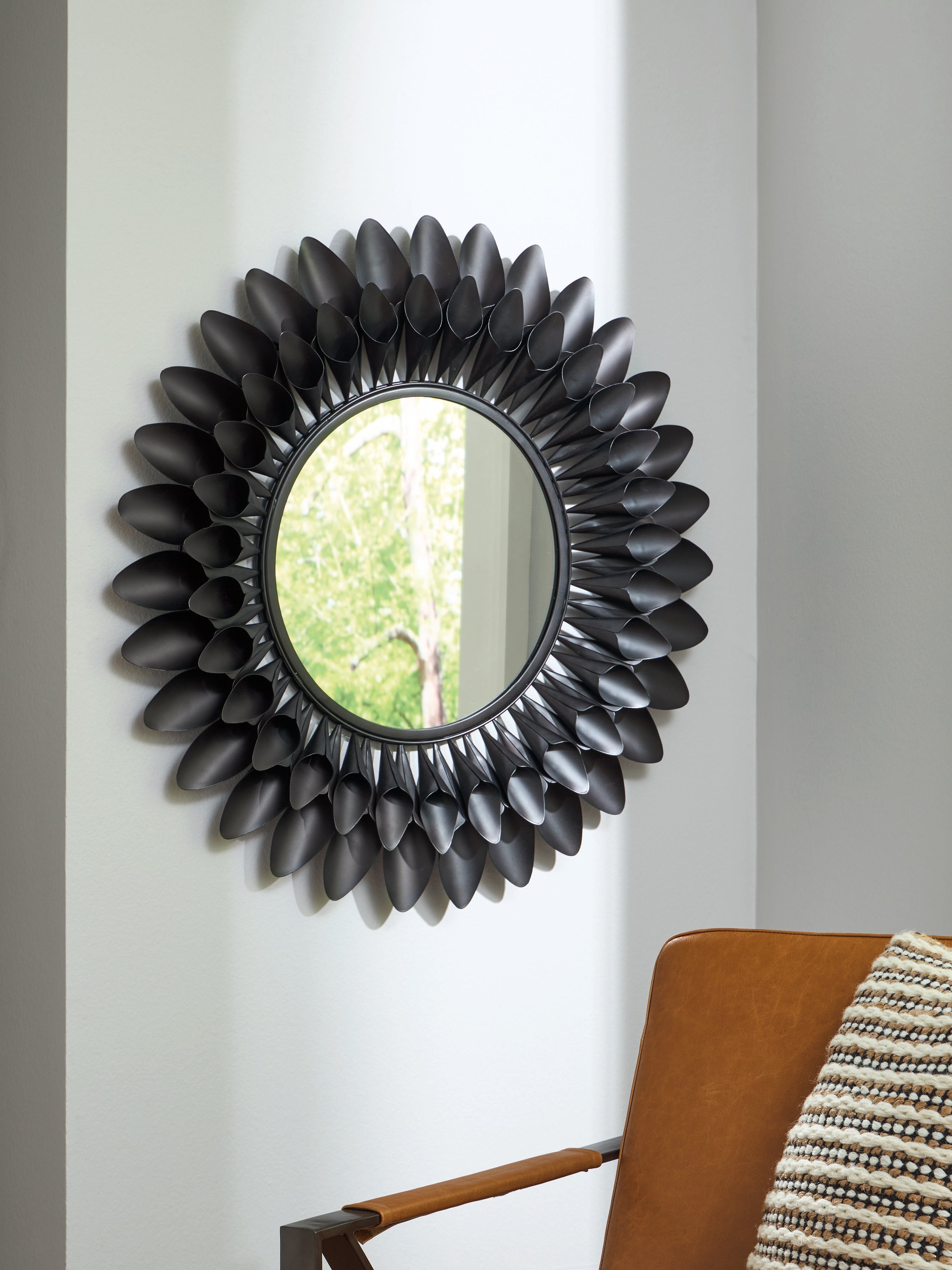Luxury Living Gallery - Ashley Furniture - Ryenmour Mirror - Accent Mirror / Oil Rubbed Bronze Finish - A8010421