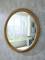 Luxury Living Gallery - Ashley Furniture - Yadiel Mirror - Accent Mirror / Brown - A8010426
