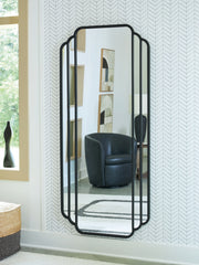 Luxury Living Gallery - Ashley Furniture - Antigone Mirror - Floor Mirror / Black - A8010434