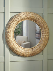 Luxury Living Gallery - Ashley Furniture - Briggsburg Mirror - Accent Mirror / Natural - A8010437