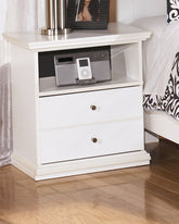Luxury Living Gallery - Ashley Furniture - Bostwick Shoals Bedroom - Twin Panel Bed / White - B139B41