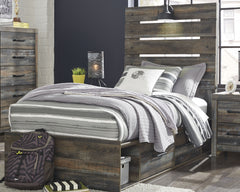 Luxury Living Gallery - Ashley Furniture - Drystan Bedroom - Queen Bookcase Bed / Multi - B211B16