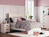 Luxury Living Gallery - Ashley Furniture - Stelsie Bedroom - Twin Panel Bed / White - B2588B12