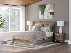 Luxury Living Gallery - Ashley Furniture - Chirason Bedroom - King Panel Bed with Storage / Brown - PCB3367B14