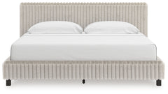 Luxury Living Gallery - Ashley Furniture - Zuraleus Bedroom - King Upholstered Bed / White - PCB3381B13