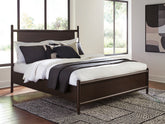 Luxury Living Gallery - Ashley Furniture - Dantenton Bedroom - California King Panel Bed - B611B7