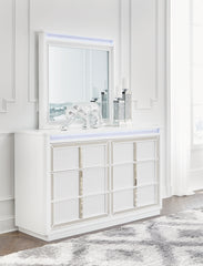 Luxury Living Gallery - Ashley Furniture - Chalanna Bedroom - Dresser / White - B822-31