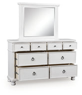 Luxury Living Gallery - Ashley Furniture - Rowlenstown Bedroom - Five Drawer Chest / Brown - PCB824-46