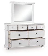 Luxury Living Gallery - Ashley Furniture - Rowlenstown Bedroom - Five Drawer Chest / Brown - PCB824-46