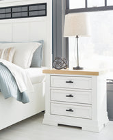Luxury Living Gallery - Ashley Furniture - Ashbryn Bedroom - Dresser and Mirror / White/Natural - B844B1