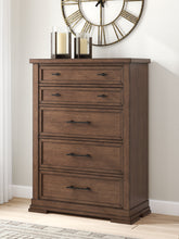 Luxury Living Gallery - Ashley Furniture - Taffenbrook Bedroom - California King Panel Storage Bed / Medium Brown - B849B5