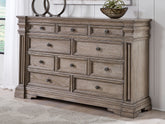 Luxury Living Gallery - Ashley Furniture - Blairhurst Bedroom - California King Panel Bed / Light Grayish Brown - B916B5