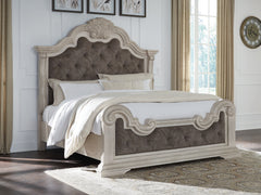 Luxury Living Gallery - Ashley Furniture - Bruchandi Bedroom - Five Drawer Chest / Antique White - PCB948-46