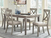 Luxury Living Gallery - Ashley Furniture - Parellen Dining Room - Dining Chair (Set of 2) / Gray - D291-01X2