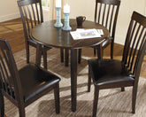 Luxury Living Gallery - Ashley Furniture - Hammis Dining Room - Dining Chair (Set of 2) / Dark Brown - D310-01X2