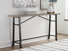 Luxury Living Gallery - Ashley Furniture - Lesterton Dining Room - Long Counter Table / Light Brown/Black - D334-52