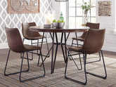 Luxury Living Gallery - Ashley Furniture - Centiar Dining Room - Dining Chair (Set of 2) / Brown/Black - D372-01X2