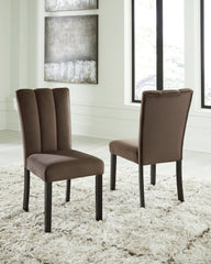 Luxury Living Gallery - Ashley Furniture - Jeshina Dining Chair (Set of 2) - Dining Chair (Set of 2) / Mocha - PCD581-01X2