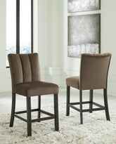 Luxury Living Gallery - Ashley Furniture - Jeshina Counter Height Barstool (Set of 2) - Counter Height Barstool (Set of 2) / Mocha - PCD581-124X2