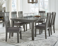 Luxury Living Gallery - Ashley Furniture - Hallanden Dining Room - Counter Height Bar Stool (Set of 2) / Two-tone Gray - D589-124X2