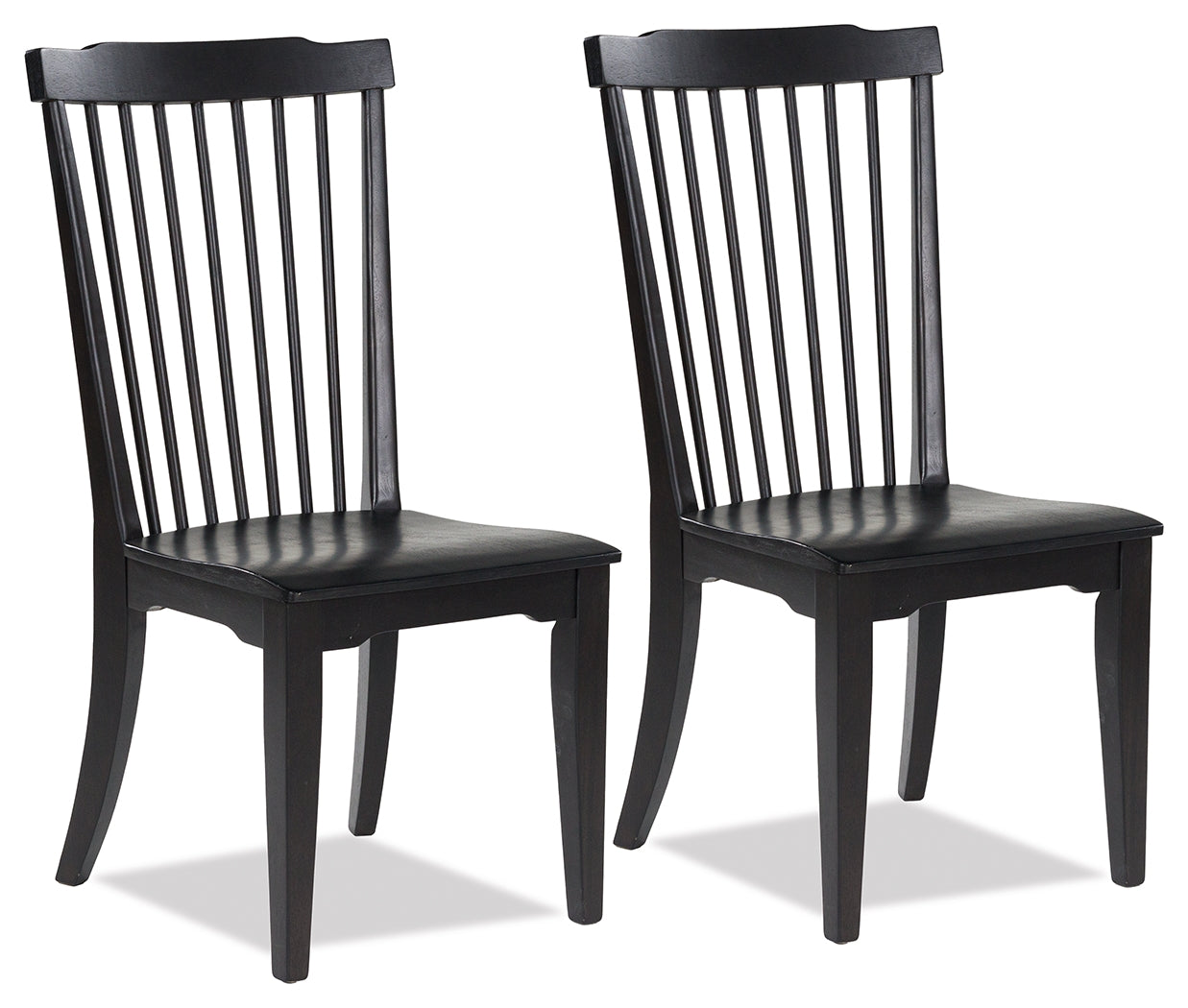 Luxury Living Gallery - Ashley Furniture - Brenkerton Dining Chair (Set of 2) - Dining Chair (Set of 2) / Black - PCD591-01X2