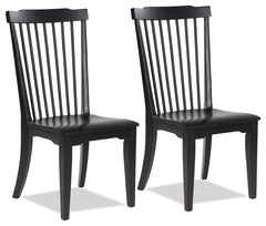 Luxury Living Gallery - Ashley Furniture - Brenkerton Dining Chair (Set of 2) - Dining Chair (Set of 2) / Black - PCD591-01X2