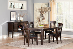 Luxury Living Gallery - Ashley Furniture - Haddigan Dining Room - Counter Height Barstool (Set of 2) / Dark Brown - D596-224X2