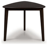 Luxury Living Gallery - Ashley Furniture - Mallenette Dining Table - Triangle Dining Room Table / Merlot - PCD607-16