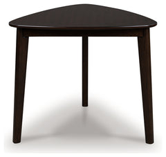 Luxury Living Gallery - Ashley Furniture - Mallenette Dining Table - Triangle Dining Room Table / Merlot - PCD607-16