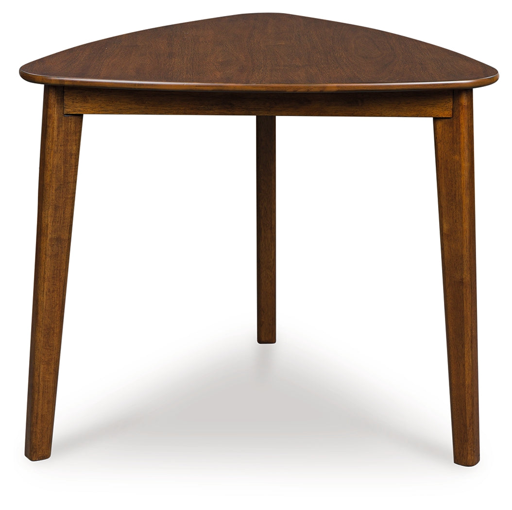 Luxury Living Gallery - Ashley Furniture - Tameride Dining Table - Triangle Dining Room Table / Brown - PCD609-16