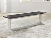 Luxury Living Gallery - Ashley Furniture - Darborn Dining Room - Dining Table / Gray/Brown / 40"W x 78"D x 30"H - D796D3