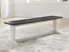 Luxury Living Gallery - Ashley Furniture - Darborn Dining Room - Dining Table / Gray/Brown / 40"W x 78"D x 30"H - D796D3