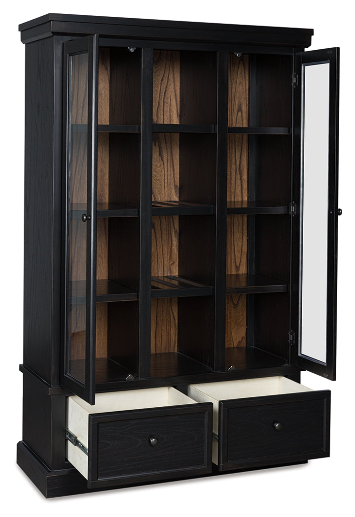 Luxury Living Gallery - Ashley Furniture - Greddinton Curio - Curio / Black/Brown - PCD824-186
