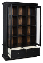 Luxury Living Gallery - Ashley Furniture - Greddinton Curio - Curio / Black/Brown - PCD824-186