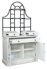 Luxury Living Gallery - Ashley Furniture - Greddinton Baker's Rack - Baker's Rack / White - PCD824D1