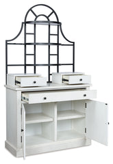 Luxury Living Gallery - Ashley Furniture - Greddinton Baker's Rack - Baker's Rack / White - PCD824D1