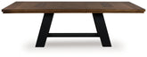 Luxury Living Gallery - Ashley Furniture - Greddinton Dining Extension Table - Dining Extension Table / Brown/Black - PCD824D11