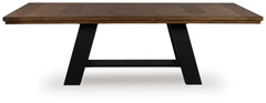 Luxury Living Gallery - Ashley Furniture - Greddinton Dining Extension Table - Dining Extension Table / Brown/Black - PCD824D11