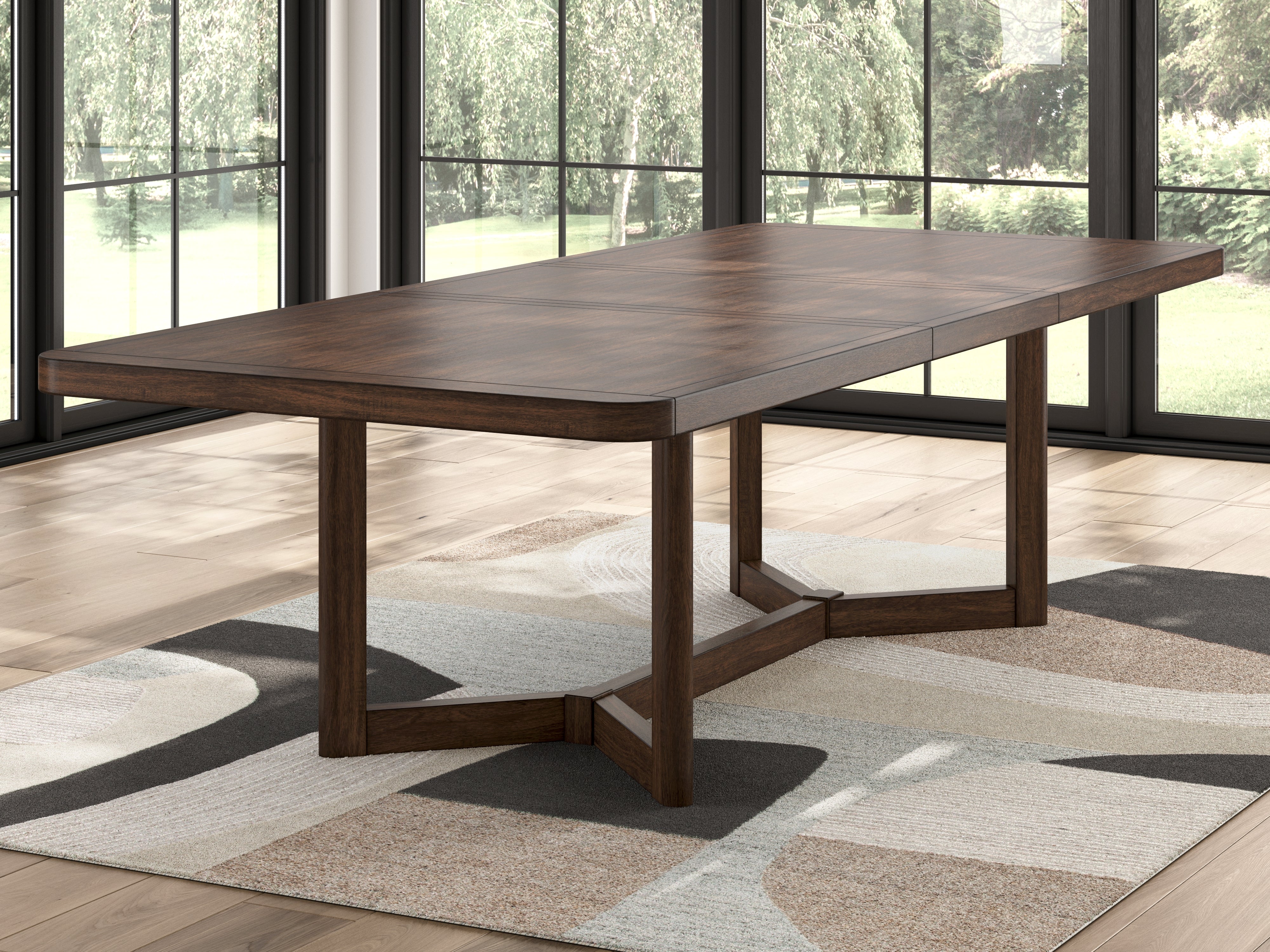 Luxury Living Gallery - Ashley Furniture - Dilenno Dining Extension Table - RECT Dining Room EXT Table / Dark Brown - PCD857-35