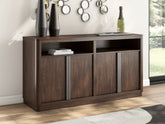 Luxury Living Gallery - Ashley Furniture - Dilenno Dining Server - Dining Room Server / Dark Brown - PCD857-60