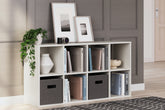 Luxury Living Gallery - Ashley Furniture - Aprilyn Eight Cube Organizer - Eight Cube Organizer / White - EA1024-4X2