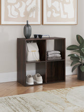 Luxury Living Gallery - Ashley Furniture - Glosmount Four Cube Organizer - Four Cube Organizer / Cherry/Light Brown - EA1055-2X2