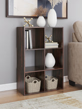 Luxury Living Gallery - Ashley Furniture - Glosmount Six Cube Organizer - Six Cube Organizer / Cherry/Light Brown - EA1055-3X2