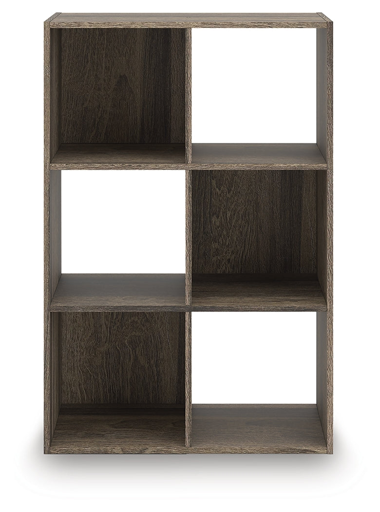 Luxury Living Gallery - Ashley Furniture - Shallifer Six Cube Organizer - Six Cube Organizer / Brown - EA1104-3X2